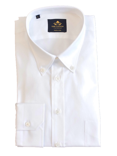 Thomas Mason Cambridge White Shirt